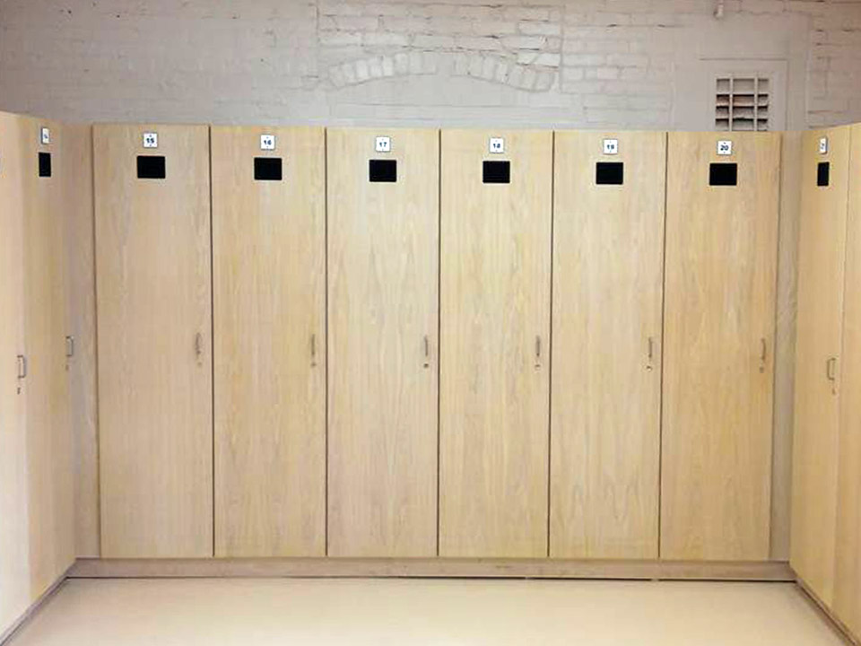 Custom Wooden Lockers